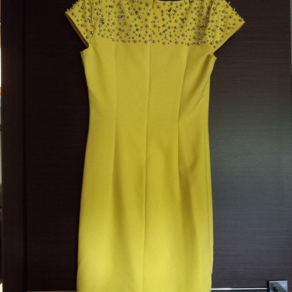 Sheath dress with rhinestone,  embellished top. - Picture 5 of 5